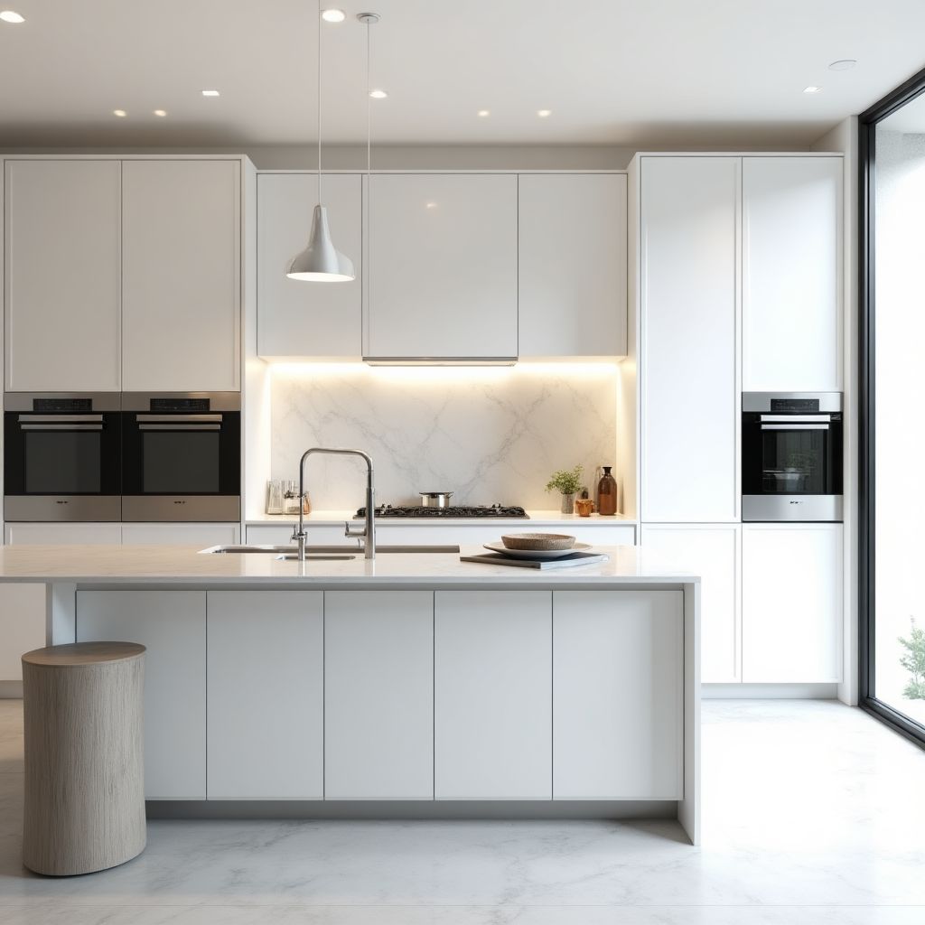 Designerska kuchnia z wyspą