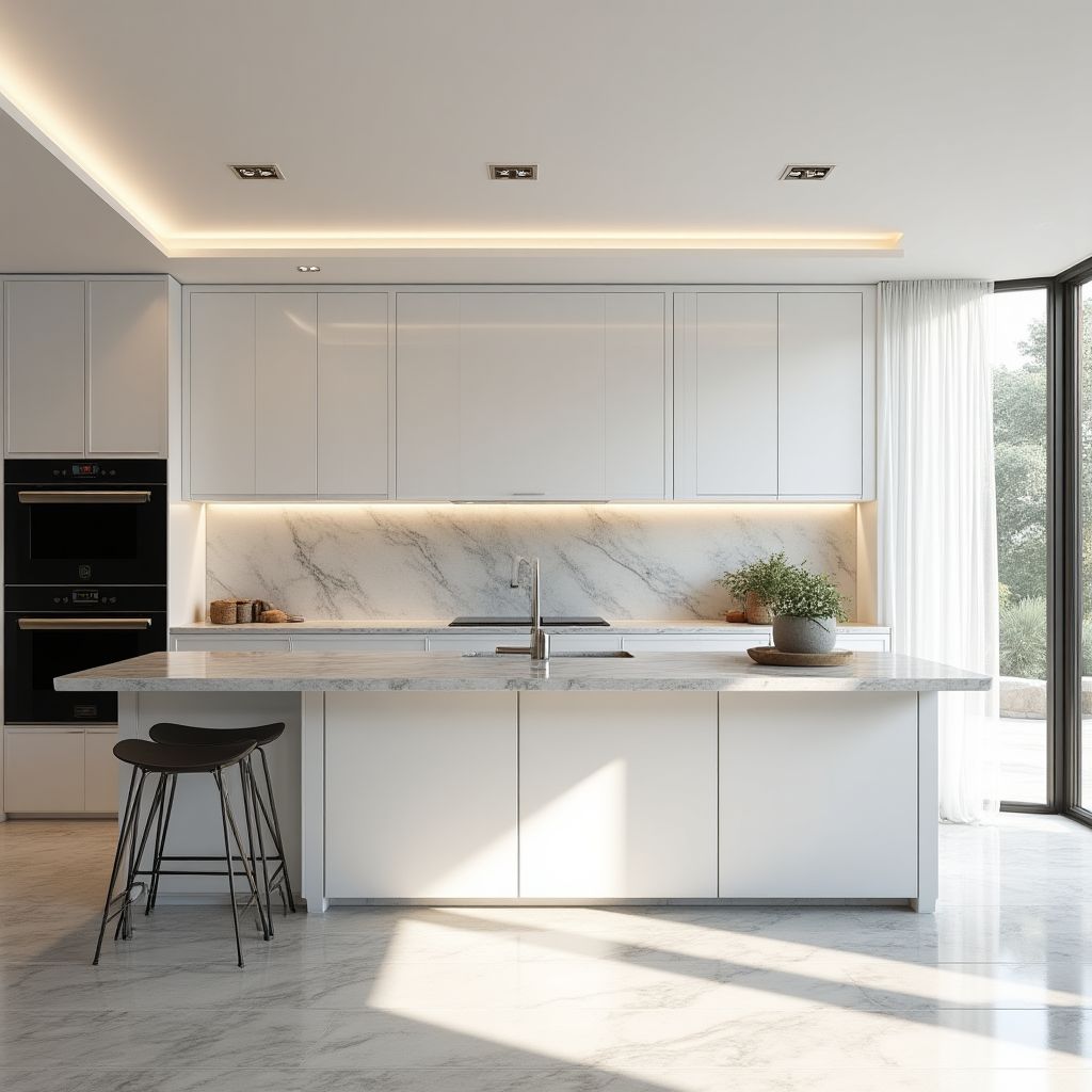 Ekskluzywna kuchnia w stylu minimalistycznym