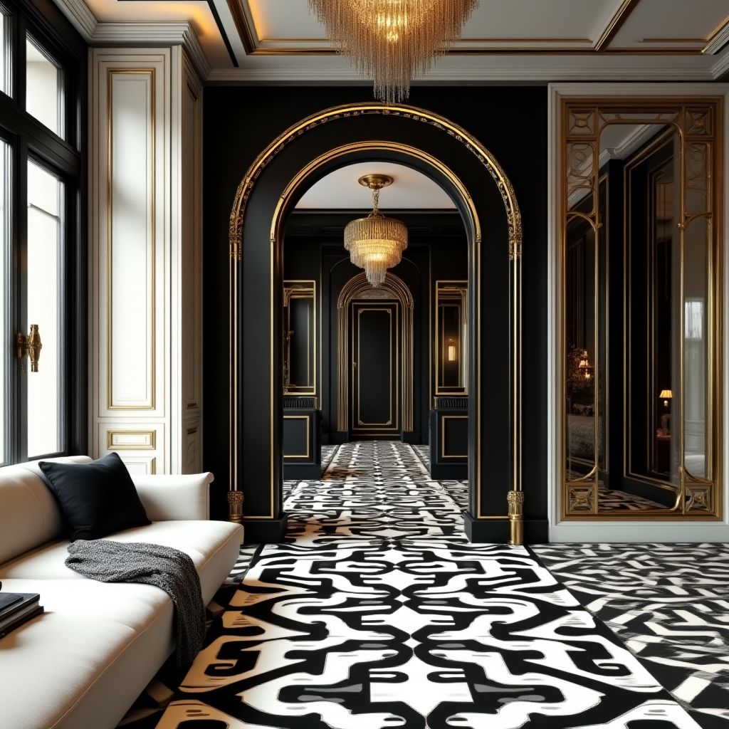 Art Deco styl - remont apartamentu