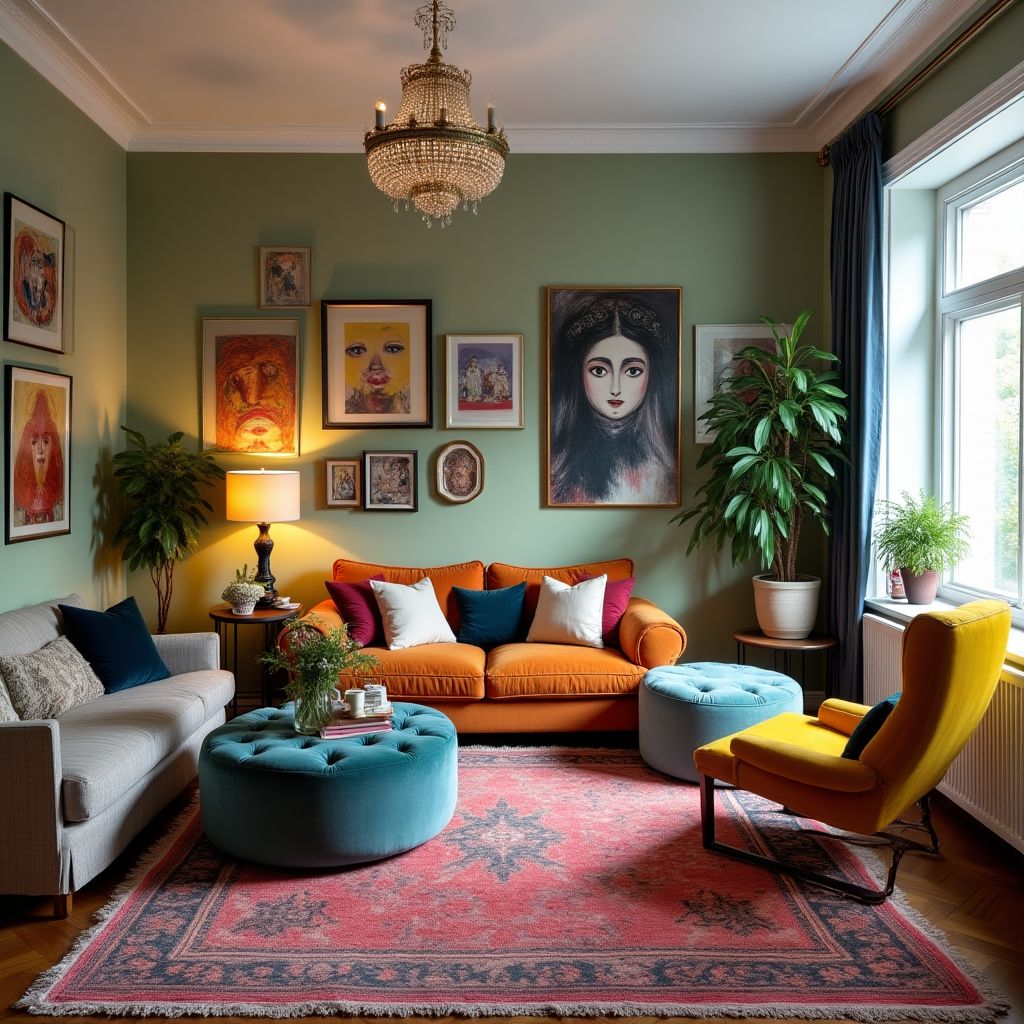 Eklektyczny styl - remont apartamentu